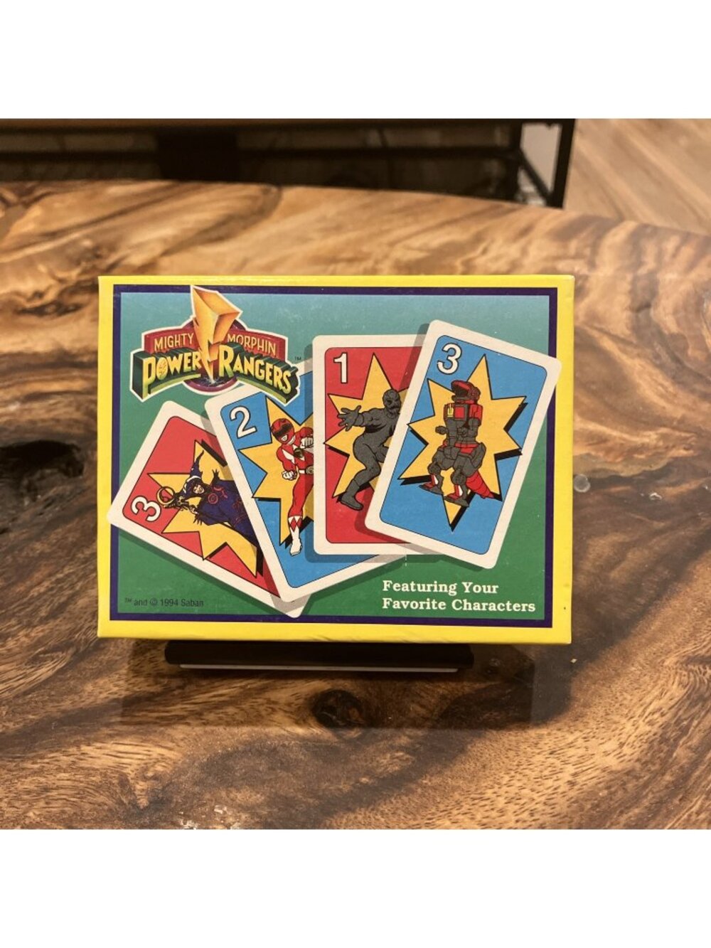 Vintage 1994 MIGHTY MORPHIN POWER RANGERS War Of The Zords Card Game